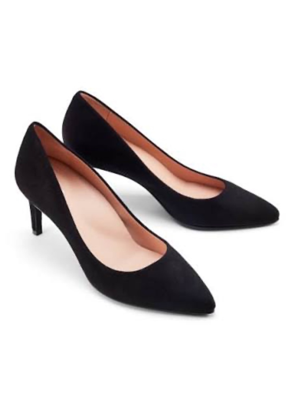 Inez Lola Pump in Black Suede - 7.5 Wide